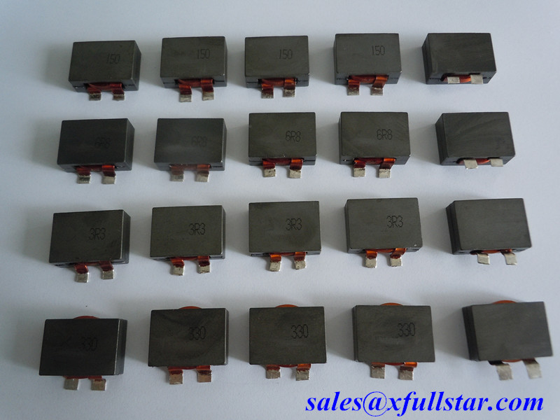 High Current Power Inductor - Magnetic Shielding Structure And Flat-wire Winding