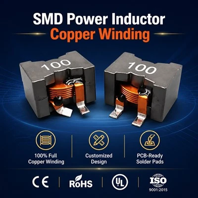 SMD Shielded Flat Copper Strip Power Inductor